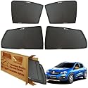 WolkomHome Car Window Sun Shade Protector Curtains Set of 4 pc for KWID Climber