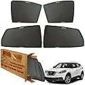 WolkomHome Car Window Sun Shade Protector Curtains Set of 4 pc for Kicks 2019