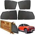 WolkomHome Car Window Sun Shade Protector Curtains Set of 4 pc for Vitara Brezza 2020