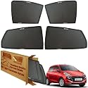 WolkomHome Car Window Sun Shade Protector Curtains Set of 4 pc for Santro 2018
