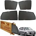 WolkomHome Car Window Sun Shade Protector Curtains Set of 4 pc for Aura 2023