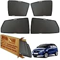 WolkomHome Car Window Sun Shade Protector Curtains Set of 4 pc for Indica Vista