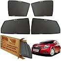 WolkomHome Car Window Sun Shade Protector Curtains Set of 4 pc for Cruze