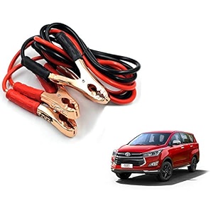 wolkomhome jumper cable booster cable car battery charger 500-amp to 700-amp capacity 2-mtr for toyota innova crysta 2016