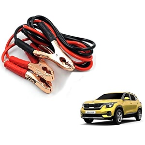 wolkomhome jumper cable booster cable car battery charger 500-amp to 700-amp capacity 2-mtr for kia seltos