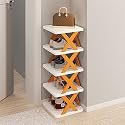 wolpin 5 Shelves Shoe Rack &amp; Stand | Storage Multi-Layer Space Saver | for Footwear, Toys, Clothes Large Multi-Purpose