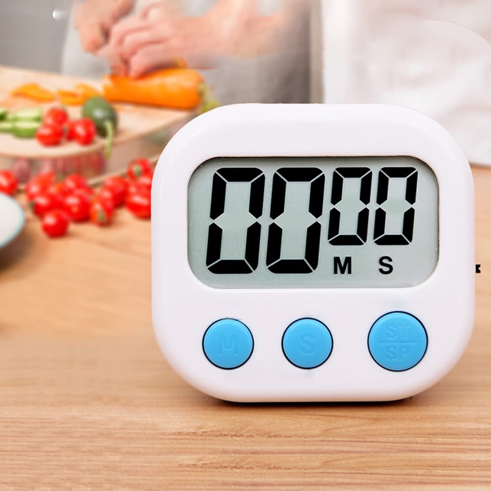 Topware Timer Wolpin Digital Kitchen Timer & Stopwatch, Countdown Large Digits, Loud ...