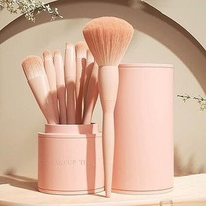Wolpin Makeup Brush Set PU Storage Box