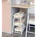 wolpin 60 CM 2-Layer Shoe Stand &amp; Rack (1 Pc) | Under-Bed Space Saver Storage for Footwear, Sandals &amp; Slippers | Steel Shoe Organizer