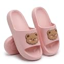 Wolvesden Cute Bear Womens Slip-On Slides 