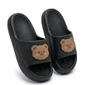 Wolvesden Cute Bear Womens Slip-On Slides 