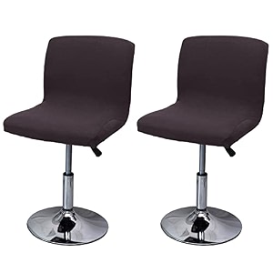 womaco bar stool cover with back printed dining room square swivel barstool chair seat cushion slipcover for counter height mid low back chair protector 2 coffee