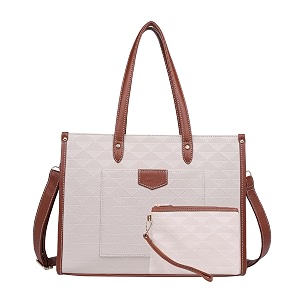 womanix laptop tote bag laptop bag with front patched pocket 14 inch work shoulder bags casual briefcase handbag for travel office college