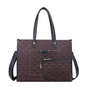 womanix laptop tote bag laptop bag with front patched pocket 14 inch work shoulder bags casual briefcase handbag for travel office college