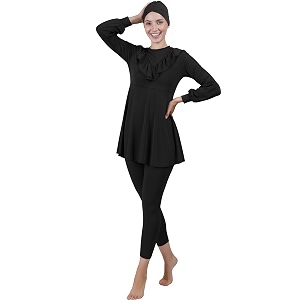 Women 3 Piece Modest Muslim Swimwear Islamic