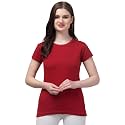 Women39s 100 Cotton Plain Regular Fit Round