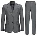 Women's 2 Piece Pants Suits Slim Fit Two Button Business Work Casual Outfit