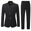 Women's 2 Piece Pants Suits Slim Fit Two Button Business Work Casual Outfit