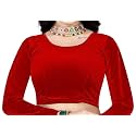 Women's 21 INCH Velvet Blouse – Premium Soft Velvet, Readymade Full Sleeves, Elegant & Comfortable Design