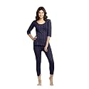 Women's 3/4 Thermal Top and Lower Set | Ladies Body Warmer Set Top and Leggings