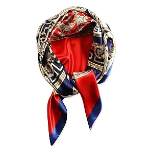 women39s 3534 satin square silk like hair scarves and wraps headscarf for sleeping
