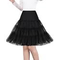Women's 50s Vintage Petticoat 26" Crinoline Rockabilly Tutu Skirt Slip S-3XL