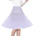 Women's 50s Vintage Petticoat 26" Crinoline Rockabilly Tutu Skirt Slip S-3XL