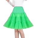 Women's 50s Vintage Petticoat 26" Crinoline Rockabilly Tutu Skirt Slip S-3XL