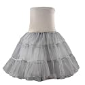 RULTA Women's 50s Vintage Petticoat 26" Crinoline Rockabilly Tutu Skirt Slip S-L…