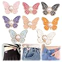 Women's 6Pcs Butterfly Waist Tighteners, 2026 New Jean Buttons Pins, Adjustable Waist Buckle Pants Clips