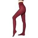 Women's 80 Denier Semi Opaque Tights High Waist Soft Solid Color Footed Pantyhose