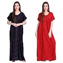 Women39s Alpine Floral Print Maxi Night Gown