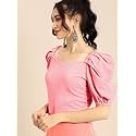 Women39s amp Girl39s Solid Short Sleeve Crop