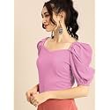 Women39s amp Girl39s Solid Short Sleeve Crop