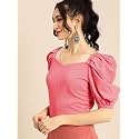 Women39s amp Girl39s Solid Short Sleeve Crop