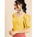 Women39s amp Girl39s Solid Short Sleeve Crop