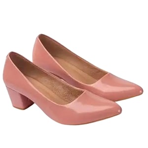 Womens Beautiful Design Synthetic Leather Block Heel