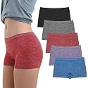 Women39s Boyshort Panties Seamless Nylon Underwear Stretch