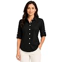 Women39s Button-Down Shirt Long Sleeve Collared Blouse