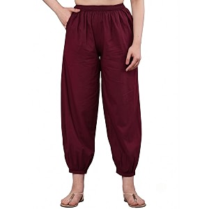 Womens Cambric Cotton Afghani Patiala Salwar -