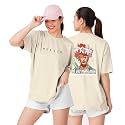 Women39s Casual Printed Round Neck Loose Fit