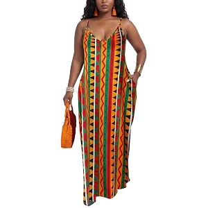 Womens Casual Summer Maxi Dresses Sleeveless Adjustable