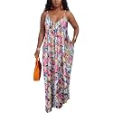Women39s Casual Summer Maxi Dresses Sleeveless Adjustable