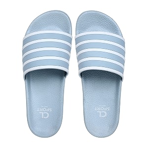 Womens Cl-f-w-02 White-Black Slipper
