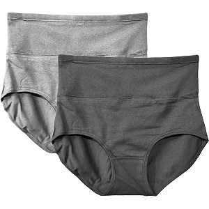 Womens Combed Cotton High Waist Tummy Control