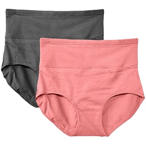 Womens Combed Cotton High Waist Tummy Control