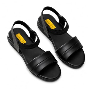 Womens Comfortable Fashion Flat Sandals Open-Toe Casual