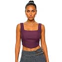 Women39s Corset-Style Raw Silk Crop Top 