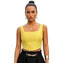 Women39s Corset-Style Raw Silk Crop Top 