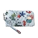 Vera Bradley Women's Cotton Accordion Wristlet with RFID Protection